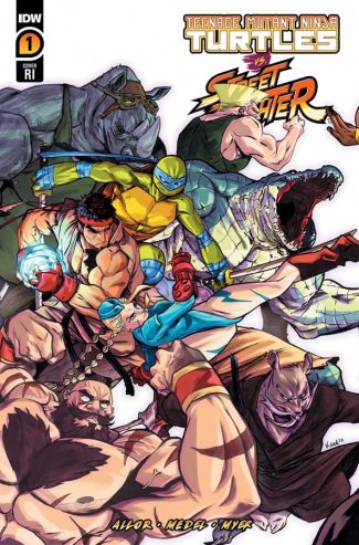 TEENAGE MUTANT NINJA TURTLES vs STREET FIGHTER #1 (OF 5)(CVR D 25 COPY INCV FEDERICI) SHIPS JUNE'S END