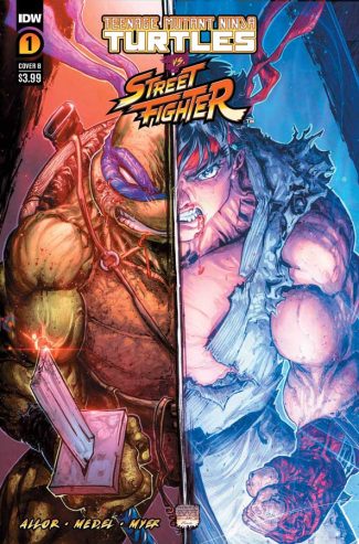TEENAGE MUTANT NINJA TURTLES vs STREET FIGHTER #1 (OF 5)(CVR B WILLIAMS II) SHIPS JUNE'S END