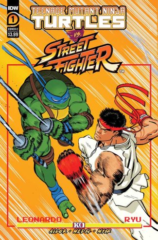 TEENAGE MUTANT NINJA TURTLES vs STREET FIGHTER #1 (OF 5)(CVR C REILLY) SHIPS JUNE'S END