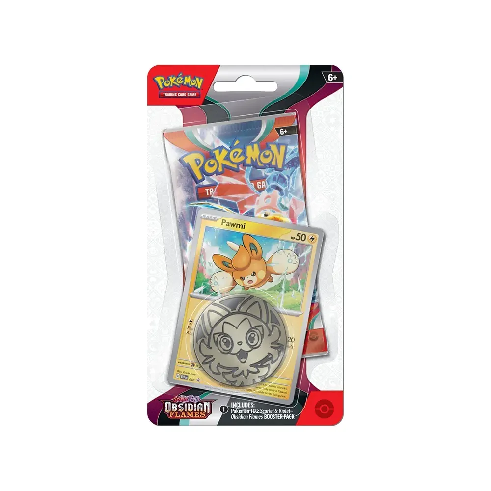 POKEMON Scarlet & Violet: Obsidian Flames  check out blister w/coin & card – Available/Shipping 8/7