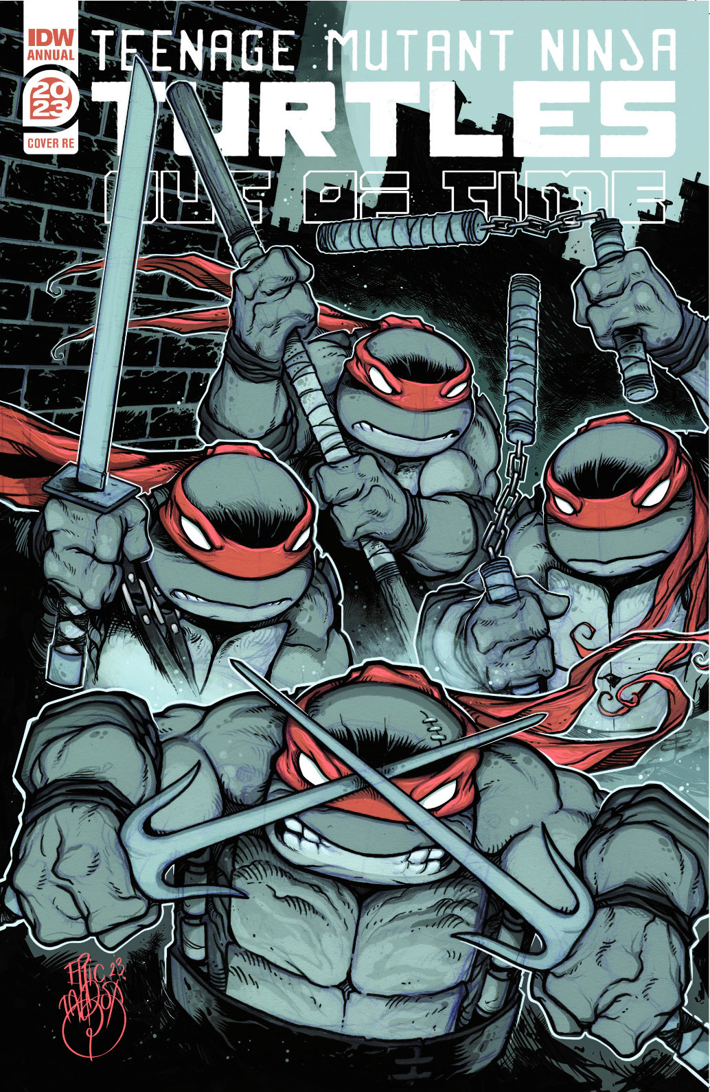 TMNT 2023 OUT OF TIME ANNUAL (ERIC TALBOT JETPACK EXCLUSIVE) – shipping aprx 3rd week of July