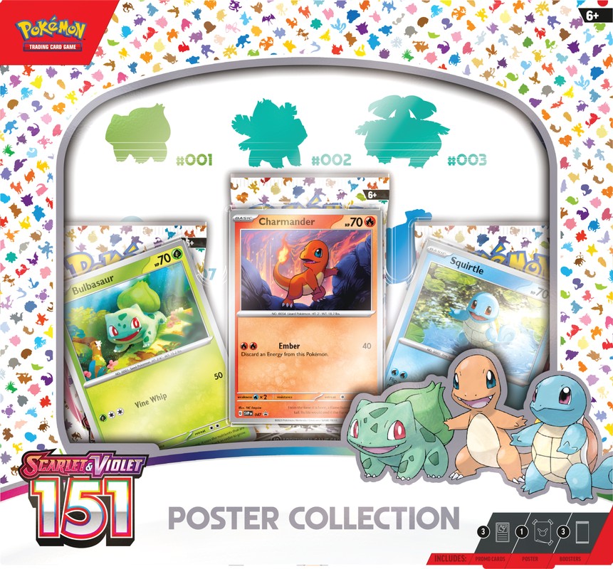 POKEMON 151: POSTER COLLECTION – Shipping 9/22/23