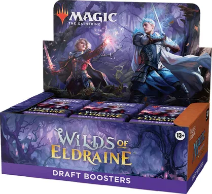 MAGIC WILDS OF ELDRAINE DRAFT BOOSTER BOX  – Ships 9/8/23