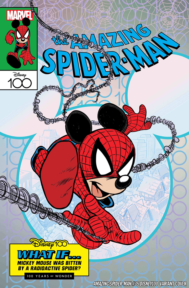 DISNEY 100 YEARS  AMAZING SPIDER-MAN #300 VARIANT COVER – (Amazing Spider-Man #35 ships 10/11/23)