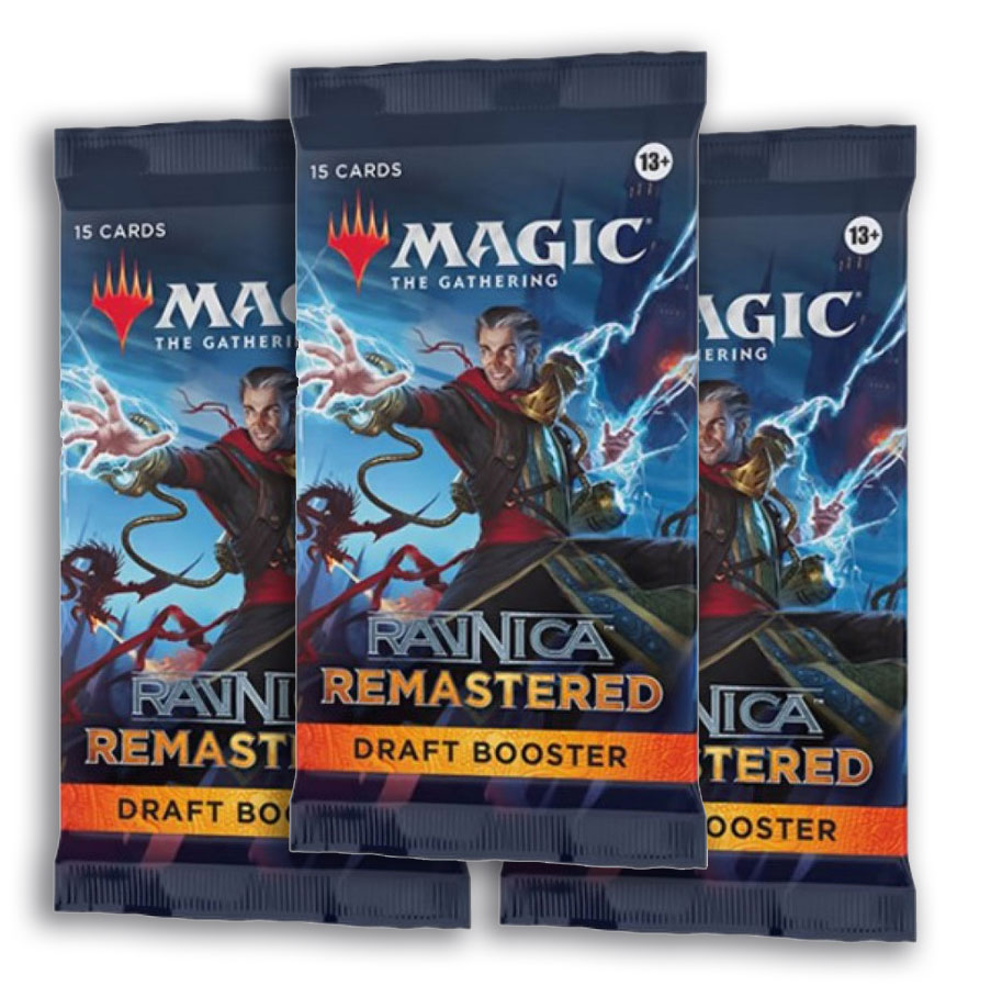 Magic The Gathering: RAVNICA REMASTERED 3x Draft Boosters – Shipping 1/12/2024