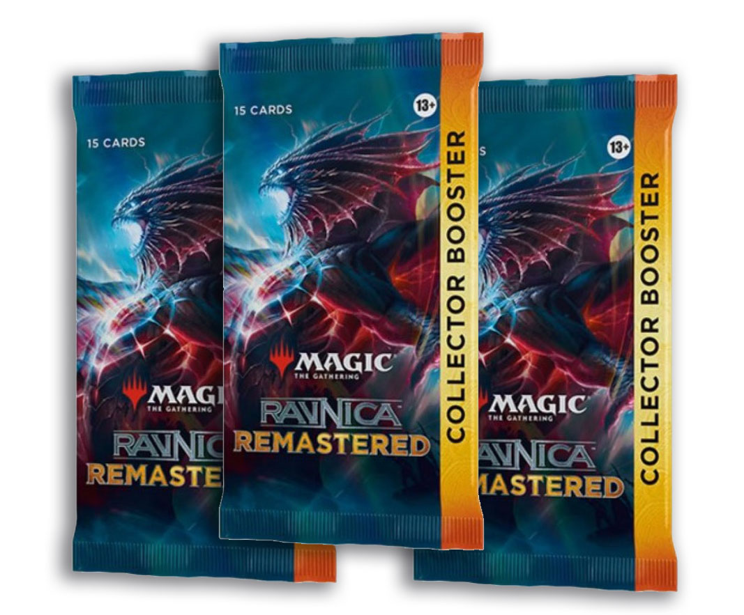 Magic The Gathering: RAVNICA REMASTERED 3x Collector Boosters – Shipping 1/12/2024