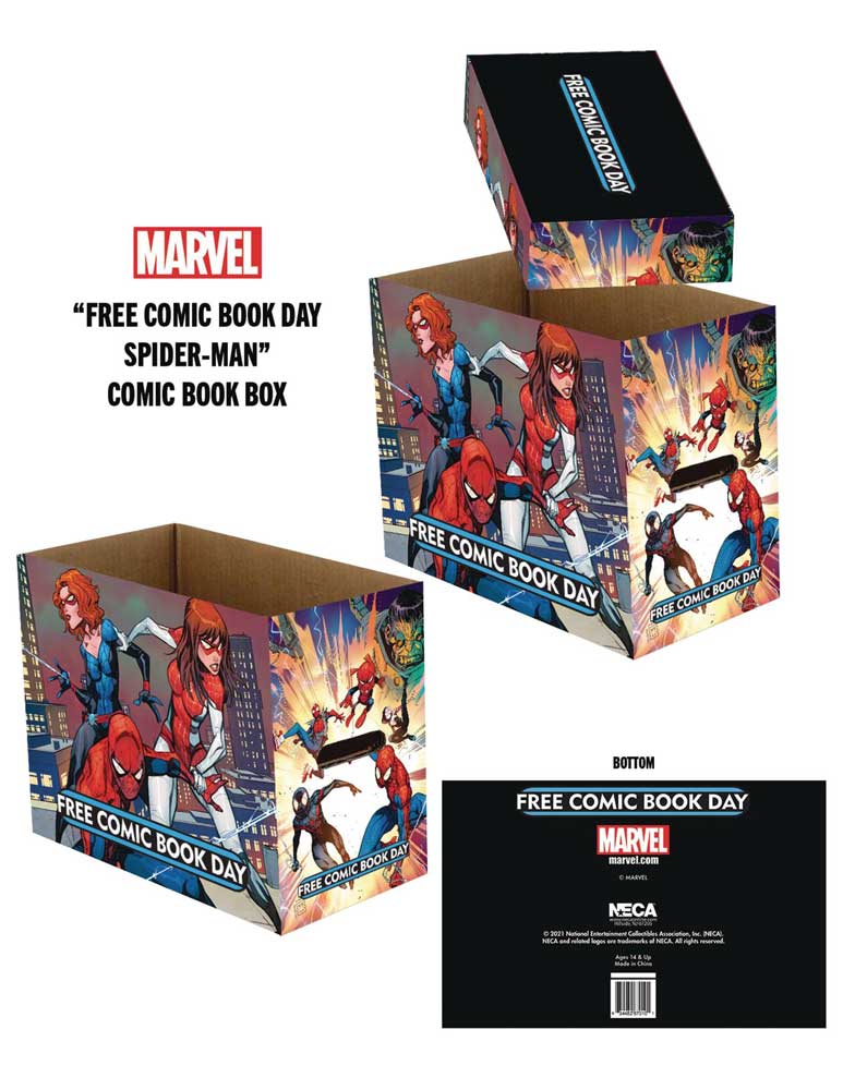 FCBD 2024: MARVEL SPIDER-MAN SHORT COMIC STORAGE BOX (LOCAL PICKUP ONLY)
