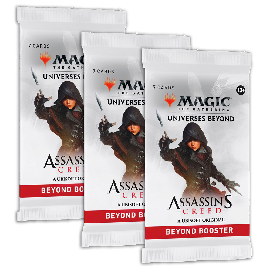 MAGIC THE GATHERING: ASSASSIN’S CREED 3x BOOSTERS – SHIPS 7/5/2024