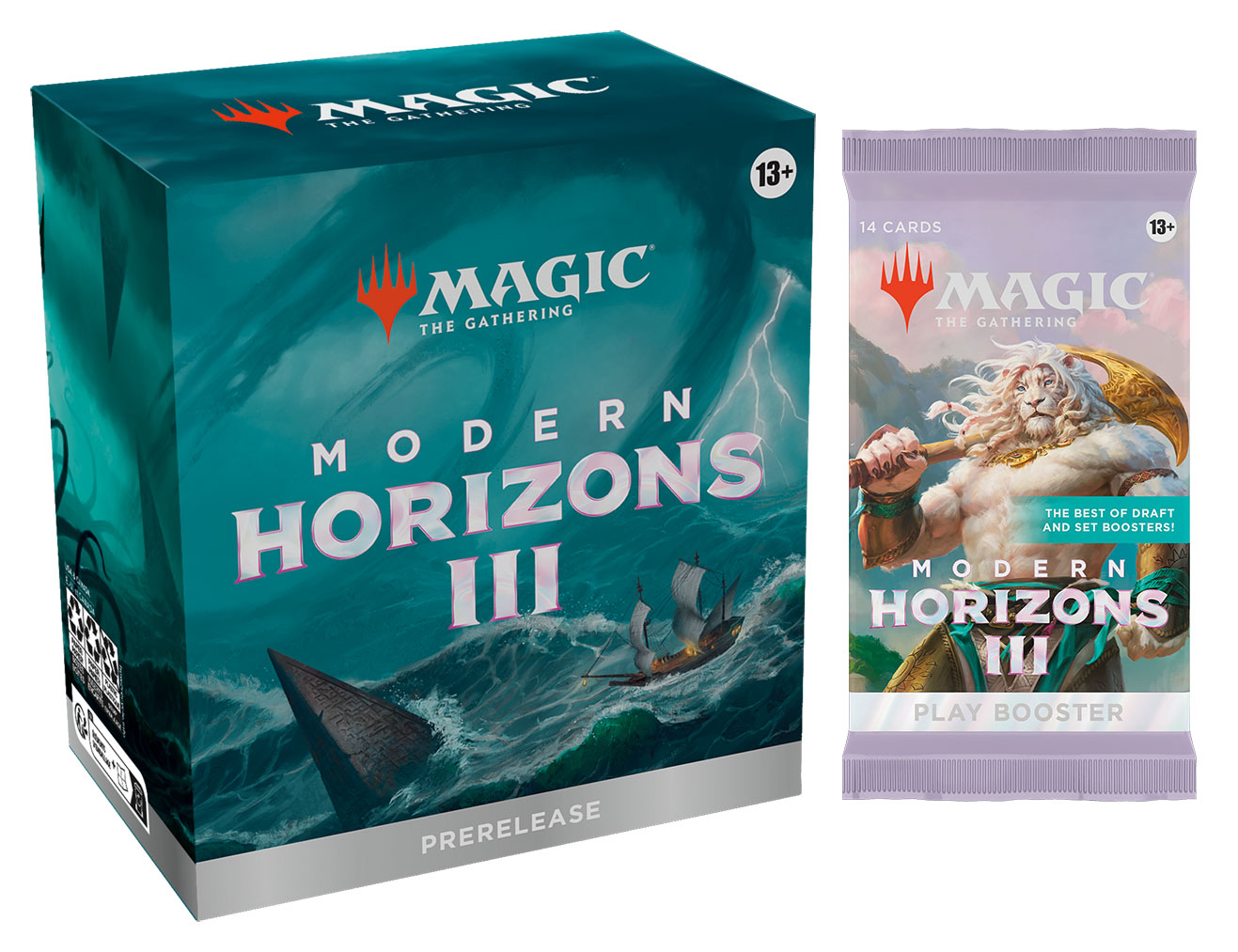 MAGIC THE GATHERING: MODERN HORIZONS 3 – TAKE HOME PRERELEASE KIT w/ 1 play booster  – SHIPS 6/14/2024