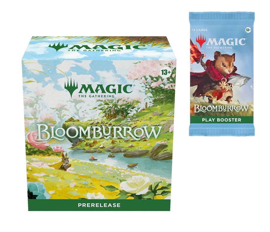 MAGIC THE GATHERING: BLOOMBURROW – TAKE HOME PRERELEASE PACK W/ 1 SET BOOSTER – PICK UP 7/26/24  or SHIPS 8/2/24