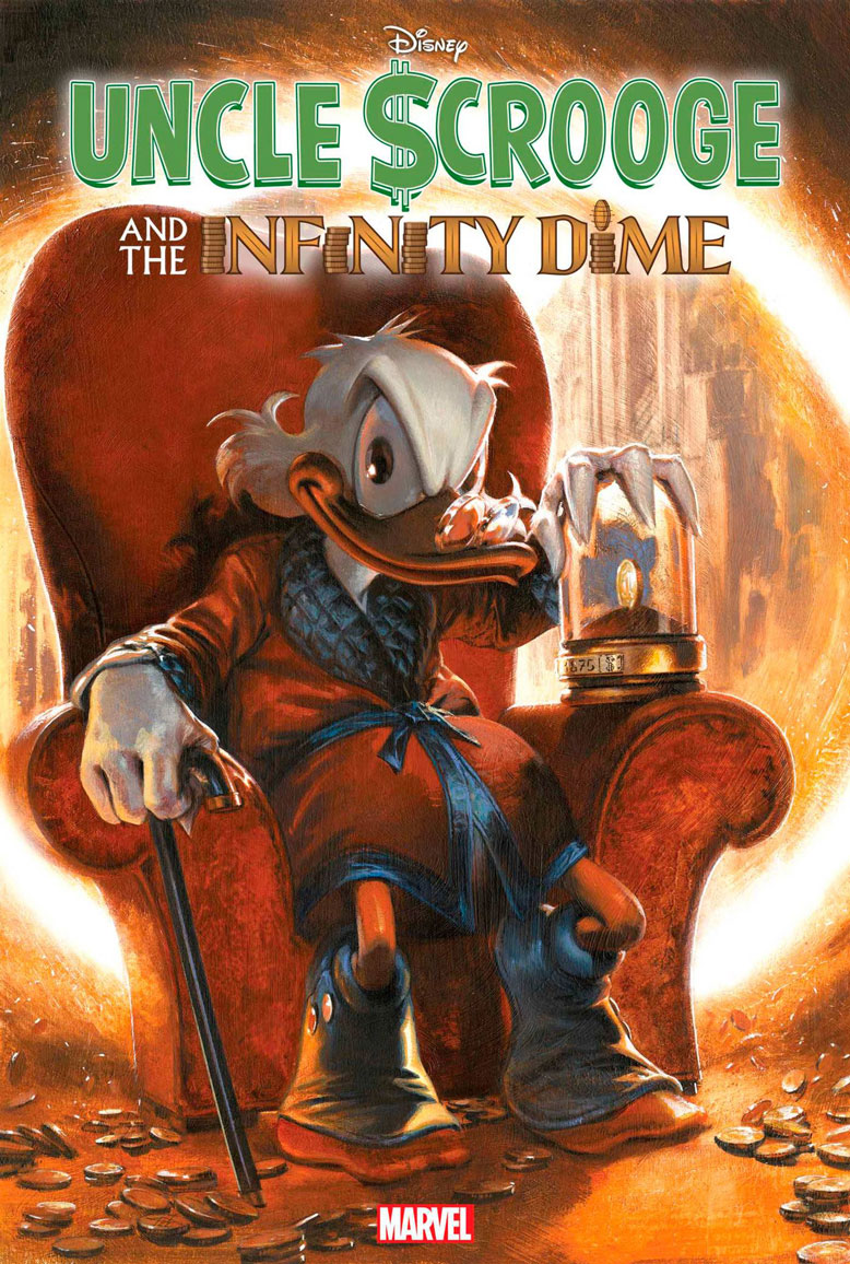 UNCLE SCROOGE INFINITY DIME #1 (INCV 1:10 COPY DELLOTTO VAR) – (ships mid June 2024)