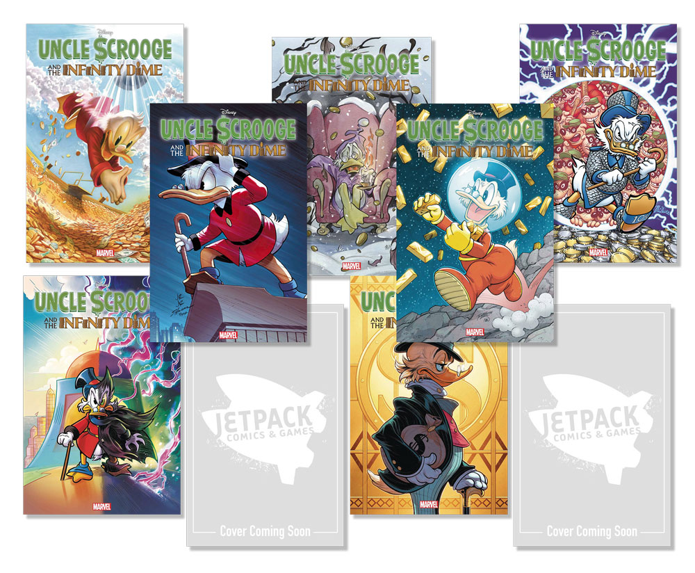 UNCLE SCROOGE INFINITY DIME #1 (Set of 9 standard covers) – (ships mid June 2024)
