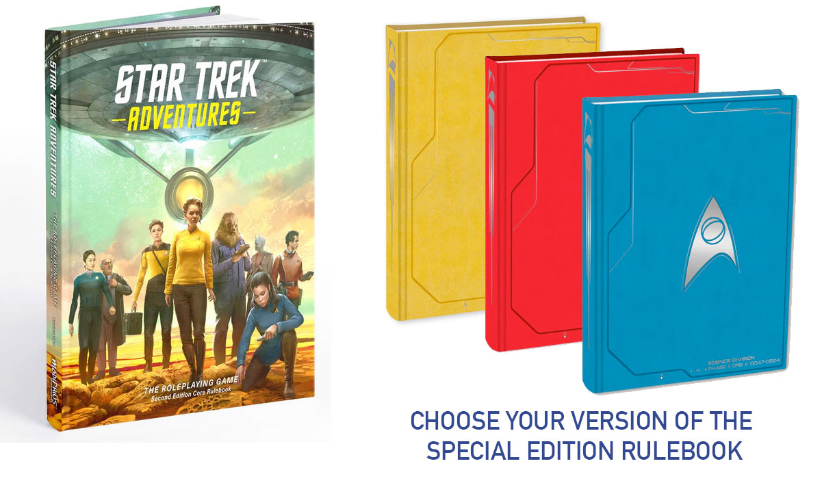 Star Trek Adventures 2nd Edition Core Rulebook + Special Edition Rulebook (Ships September 2024)