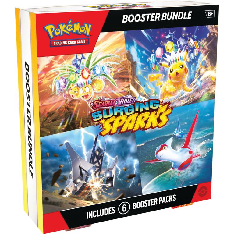 POKEMON SCARLET & VIOLET: SURGING SPARKS  ELITE BOOSTER BUNDLE (6x booster packs)  – Shipping 11/4/24