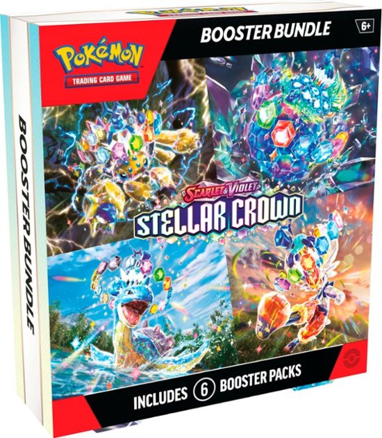 POKEMON SCARLET & VIOLET: STELLAR CROWN BOOSTER BUNDLE (6x booster packs)  – Shipping 9/9/24