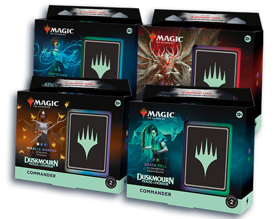 MTG: DUSKMOURN COMMANDER DECKS (set of 4)  – Ships 9/20/24