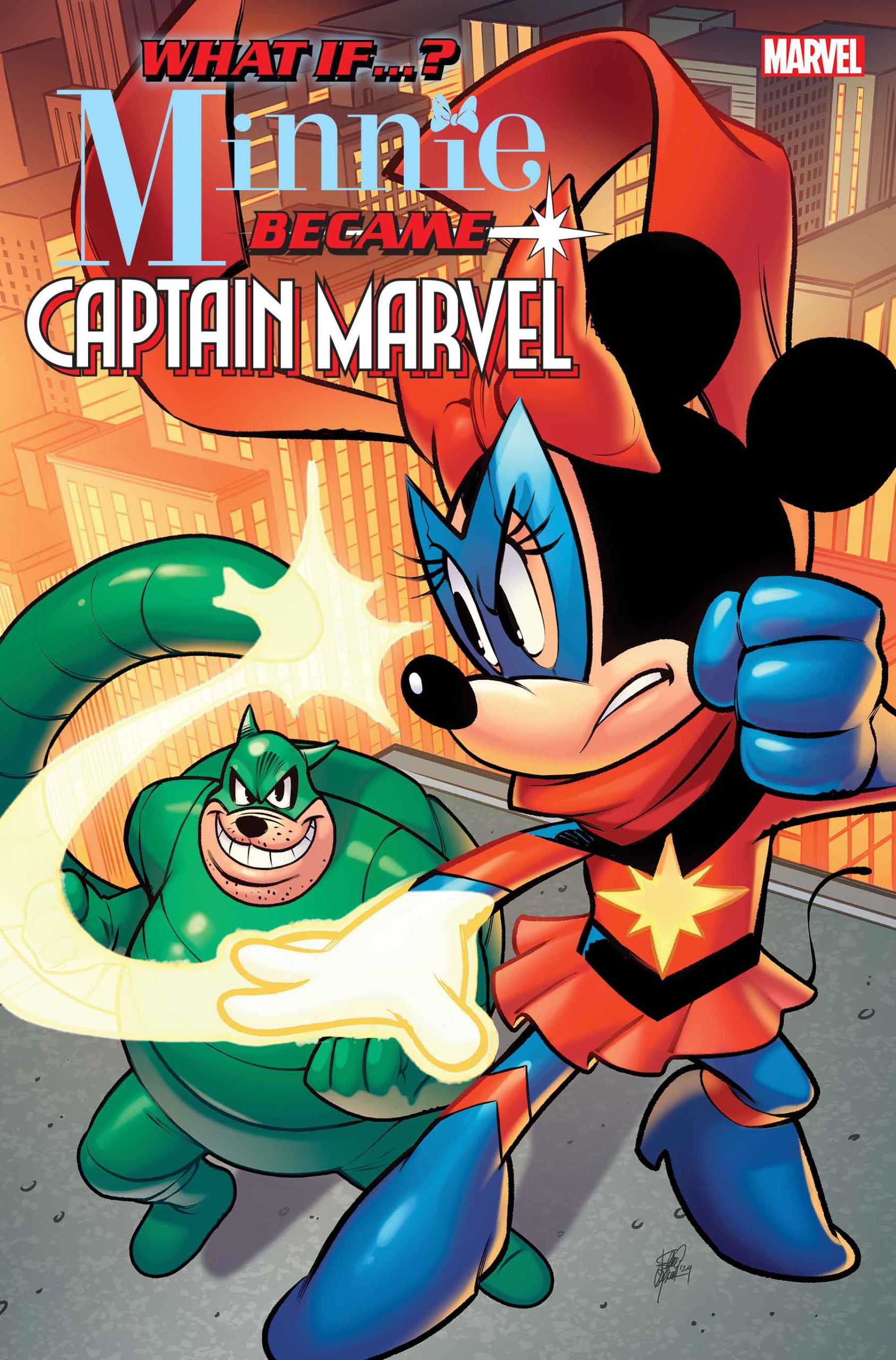 WHAT IF MINNIE BECAME CAPTAIN MARVEL #1 (Elena Casagrande cover) – aprx last week of November