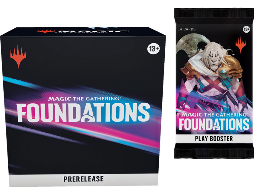 MTG: FOUNDATIONS TAKE HOME PRERELEASE PACK W/ 1 PLAY BOOSTER – Ships 11/15/24