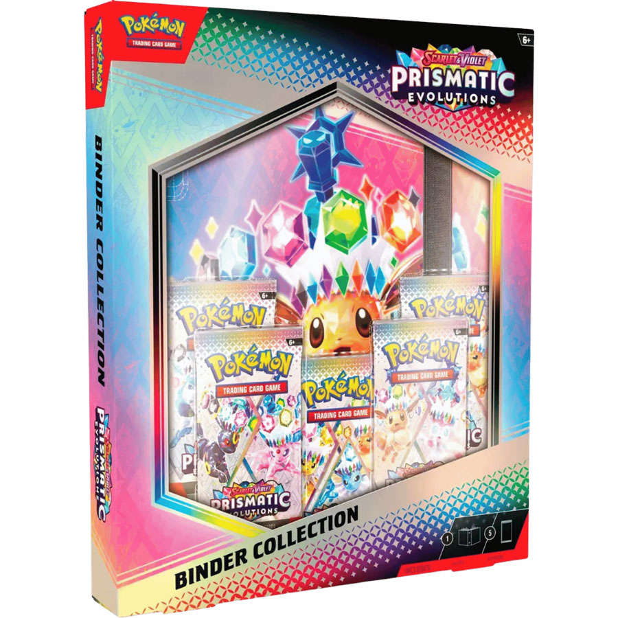 Pokemon Scarlet & Violet: Prismatic Evolutions Binder Collection – Shipping 1/17/25