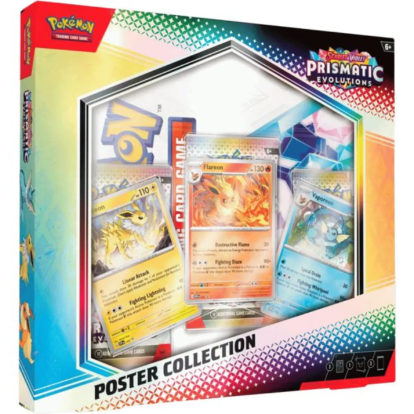 Pokemon Scarlet & Violet: Prismatic Evolutions Poster Collection - Shipping 1/17/25