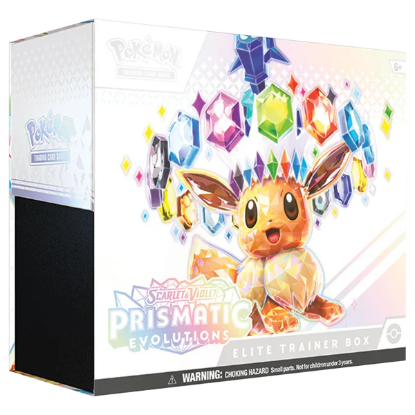 Pokemon Scarlet & Violet: Prismatic Evolutions Elite Trainer – Shipping 1/17/25