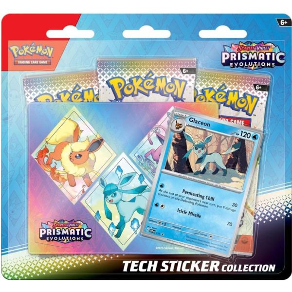 Pokemon Scarlet & Violet: Prismatic Evolutions Tech Sticker Collection - Shipping 1/17/25