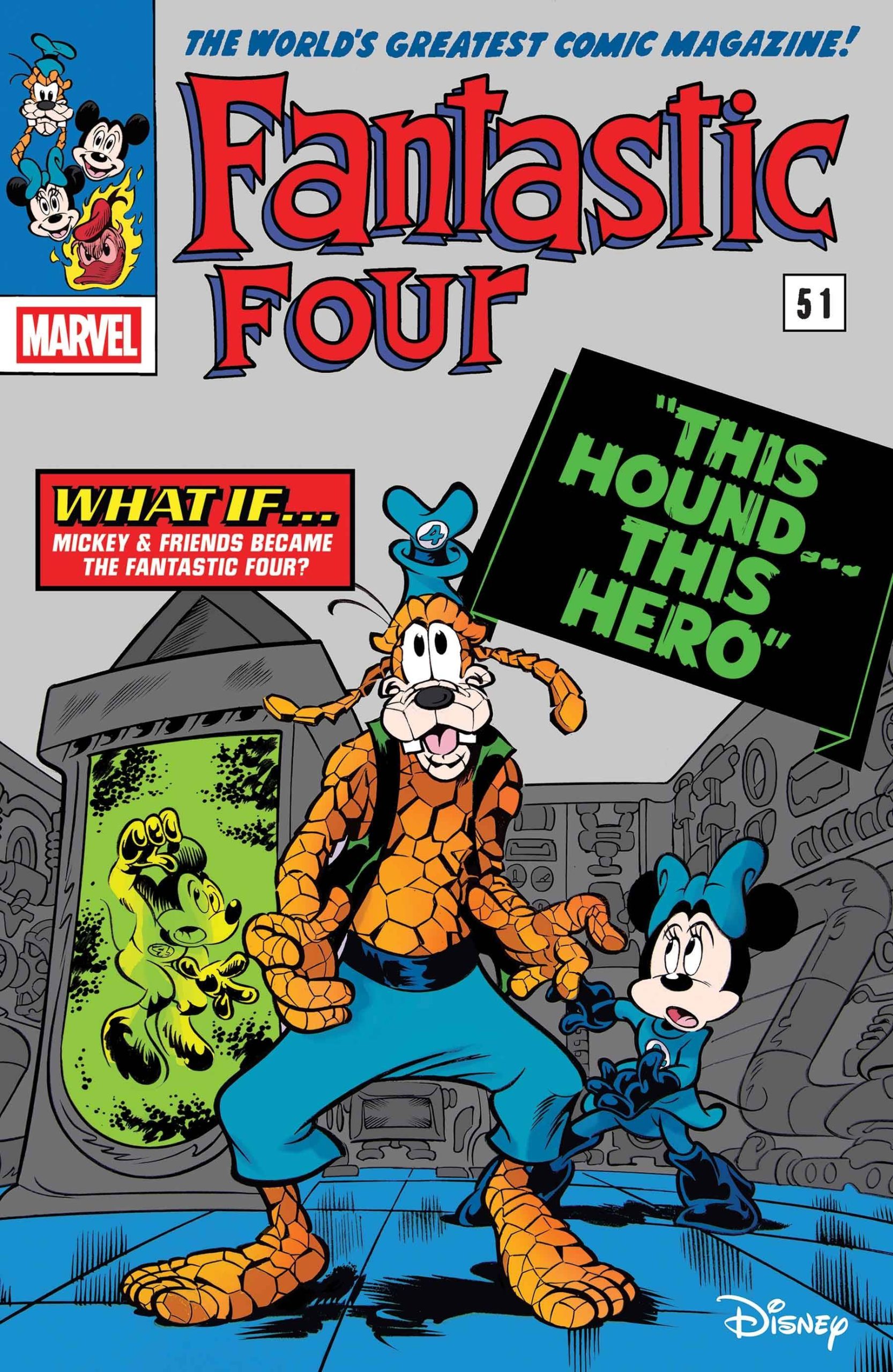 DISNEY 100 YEARS FANTASTIC FOUR #51 VARIANT (FANTASTIC FOUR #29: SHIPS 2/26/25)