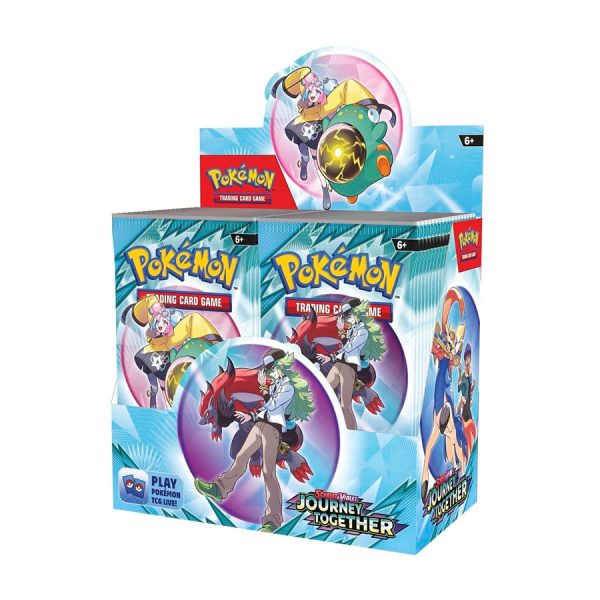 POKEMON SCARLET & VIOLET—JOURNEY TOGETHER: BOOSTER BOX (that's 36 packs) - Shipping 3/24/25