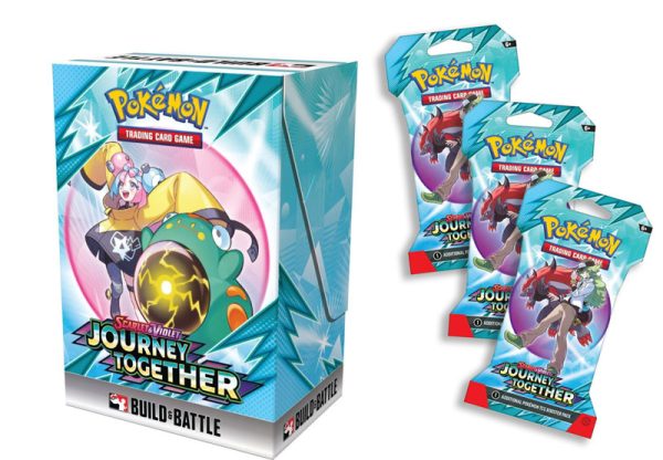 POKEMON SCARLET & VIOLET—JOURNEY TOGETHER: TAKE HOME PRERELEASE BUILD & BATTLE PACK w/3 boosters  - Shipping 3/24/25