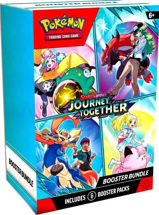 POKEMON SCARLET & VIOLET—JOURNEY TOGETHER: BUNDLE (6x booster packs) – Shipping 3/24/25