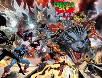 GODZILLA VS FANTASTIC FOUR #1  (Lenil Yu Wrap Around Cover - Ships 3/26/25)