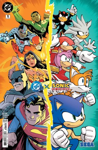 DC x Sonic the Hedgehog #1: Gotta Go Flash Fast! (Variant Cover by Ethan Young - Ships 3/19/25)