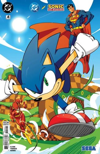 DC x Sonic the Hedgehog #4 (OF 5) (CVR B DANIELE DI NICUOLO CARD STOCK VAR - Releases 6/25/2025)
