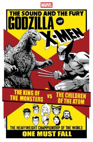 GODZILLA VS. X-MEN #1  ( LEE GARBETT VERSUS COVER)