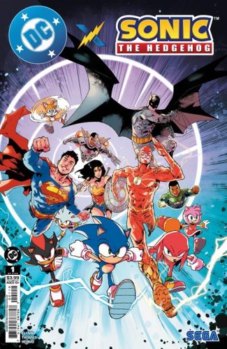DC x Sonic the Hedgehog #1 (OF 5) ( Second Printing Cvr A Pablo M Collar)
