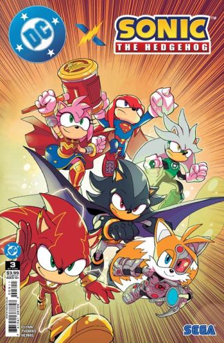 DC x Sonic the Hedgehog #3 (OF 5) (CVR A PABLO M COLLAR - Ships 5/21/25)