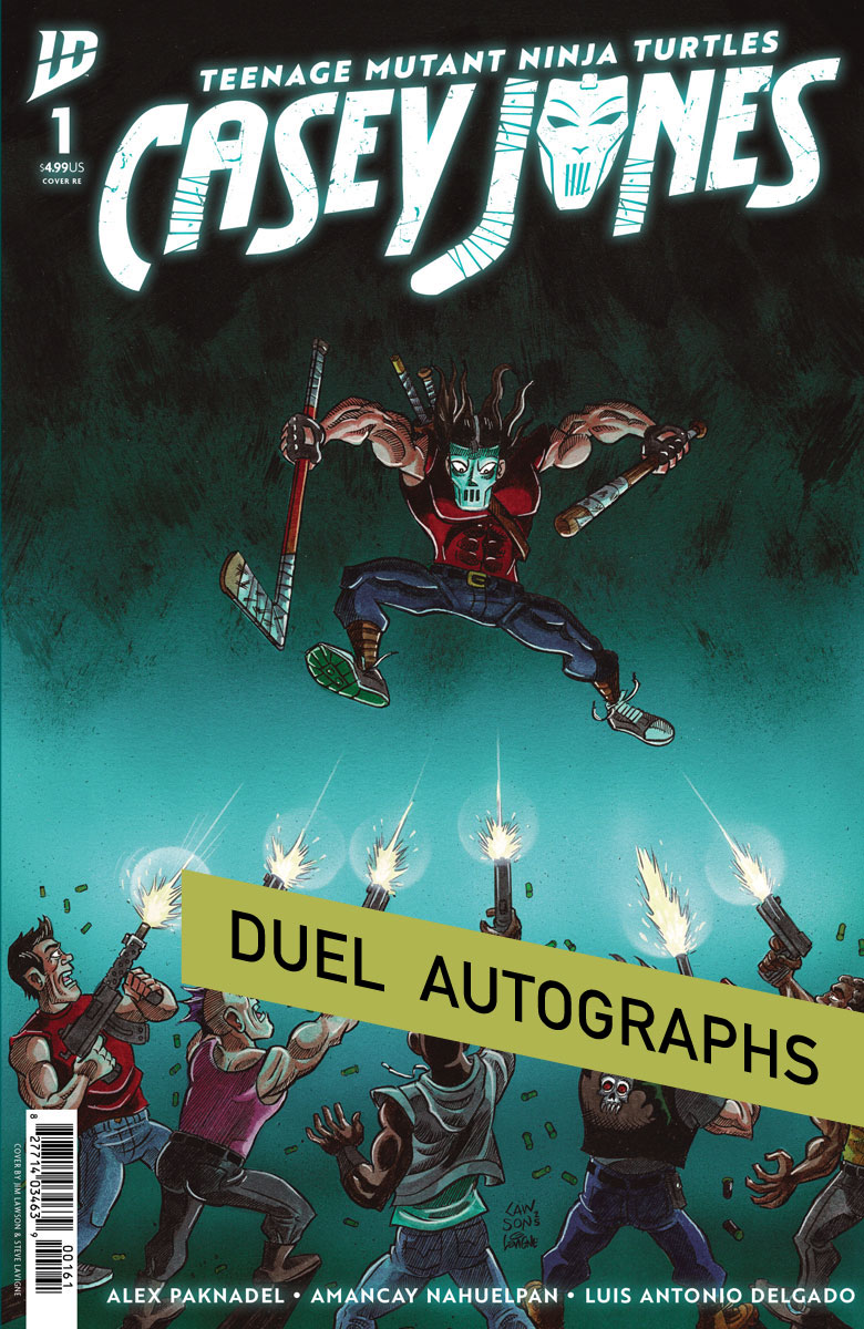 CASEY JONES #1 – Wonderland/Jetpack Exclusive Duel Autographed Copies (Releases Aprx 10/31/2025)