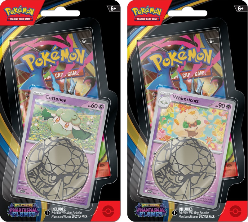 Pokemon TCG: MEGA EVOLUTION 2 – Phantasmal Flames – Checklane Blisters x 2 (1 of each design)  (Releasing 11/10/25)