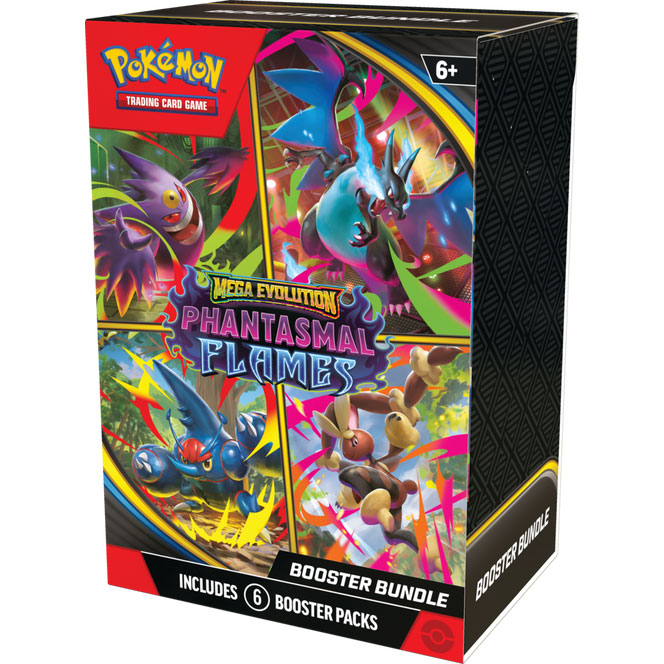 Pokemon TCG: MEGA EVOLUTION 2 – Phantasmal Flames – Booster Bundle  (Releasing 11/10/25)