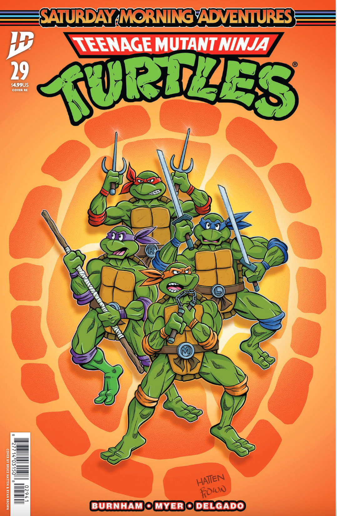 TEENAGE MUTANT NINJA TURTLES SATURDAY MORNING ADVENTURES #29 JETPACK HATTEN EXCLUSIVE (Releases Aprx 9/25/2025 – SIGNED VERSION THIRD WEEK OF OCTOBER)