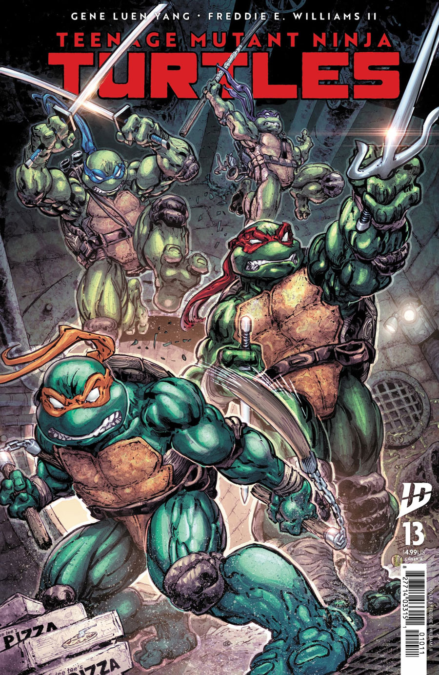 TMNT #13 – Freddie E. Williams II (Cover A – not a blind bag) (Releases Aprx 12/10/2025)