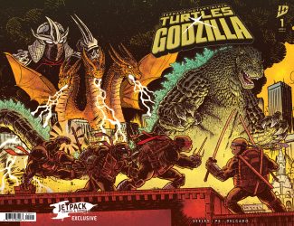 TMNT x GODZILLA JETPACK COMICS RICH WOODALL EXCLUSIVE (Releases Aprx 11/12/25)