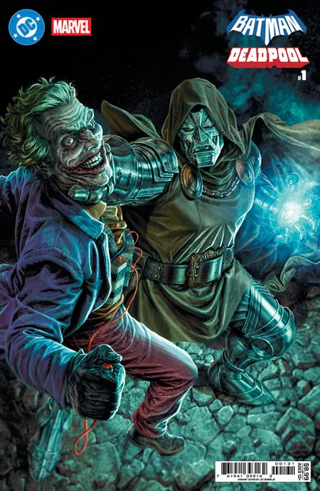 DC MARVEL BATMAN DEADPOOL #1 (ONE SHOT) CVR C LEE BERMEJO JOKER DR DOOM CARD STOCK VAR (Releases Aprx 11/19/25)