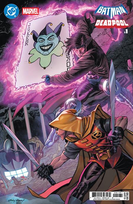 DC MARVEL BATMAN DEADPOOL #1 (ONE SHOT) CVR I ANDY KUBERT DAMIAN WAYNE GAMBIT CARD STOCK VAR (Releases Aprx 11/19/25)