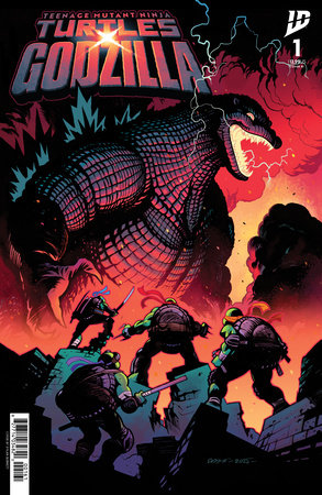 Teenage Mutant Ninja Turtles x Godzilla #1 Variant RI (25) Foil (Burnett) [1:25] (Releases Aprx 11/12/25)
