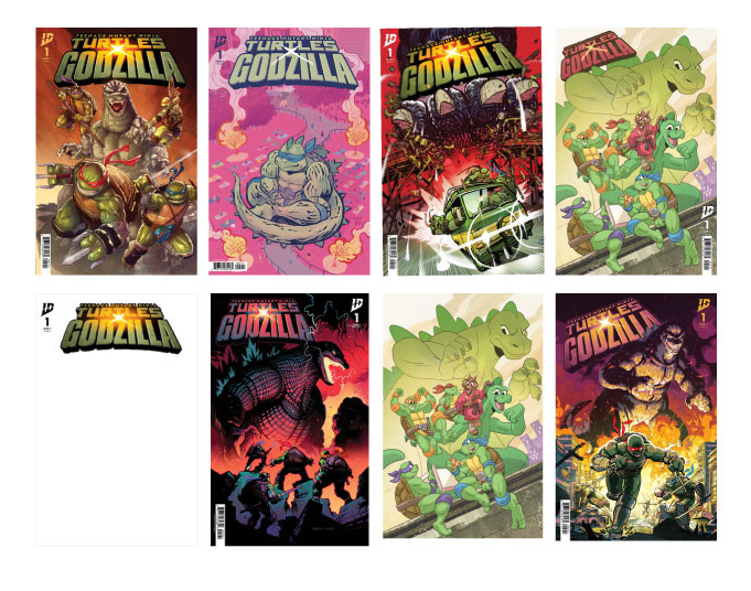 TMNT GODZILLA STANDARD & INCV PACK A, b, c, d, e, 1/25, 1/50, 1/100 (Releases Aprx 11/12/25)