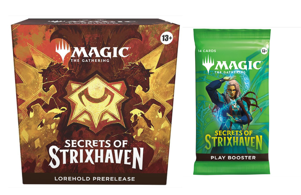 MTG: Secrets of Strixhaven Take Home Pre-Release + 1 Play Booster (Randomly Chosen – RELEASES 4/17/26)